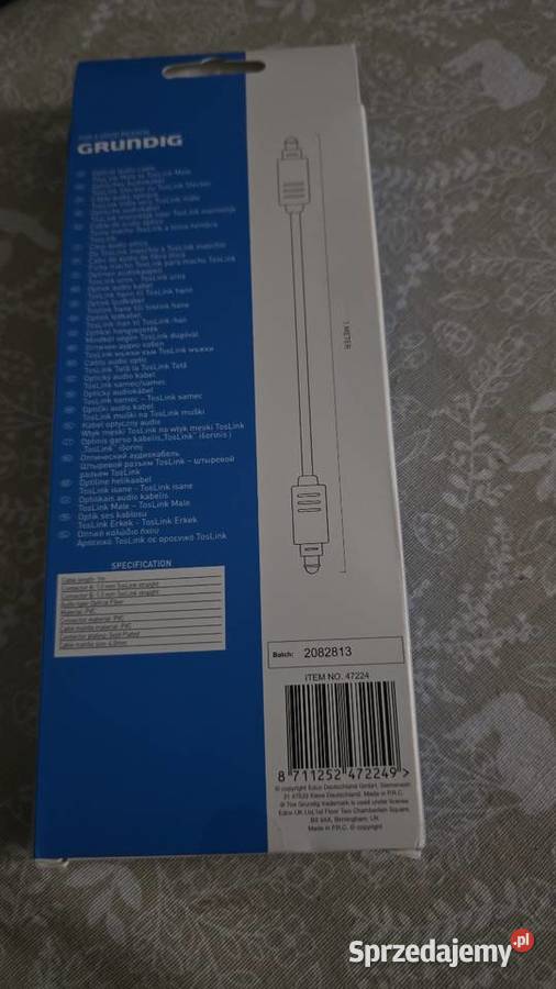Kabel optyczny Grundig Czarna Woda sprzedam