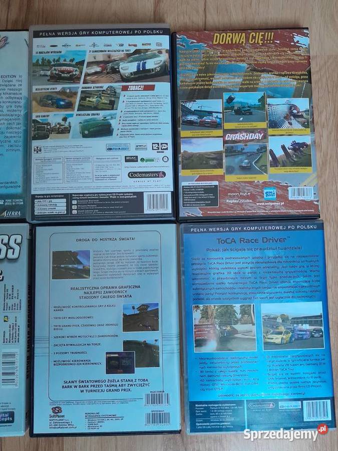 Różne gry na PC CDRom Polkowice sprzedam