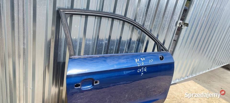 DRZWI PRAWY PRZÓD AUDI A1 8X LX5Q 3DRZWI śląskie Przystajń