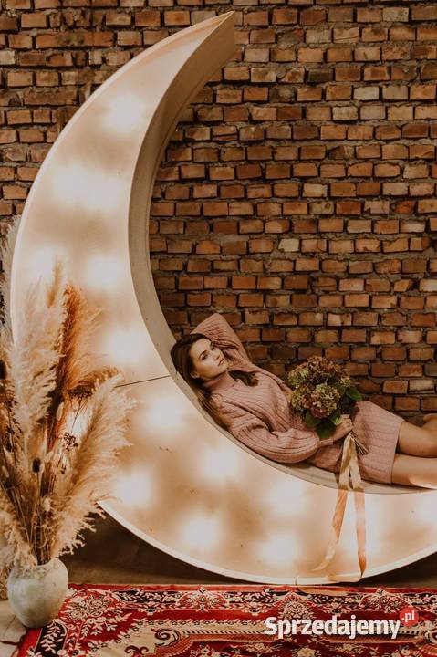 Księżyc podświetlany Boho Rustykalny Atrakcje i pokazy Częstochowa