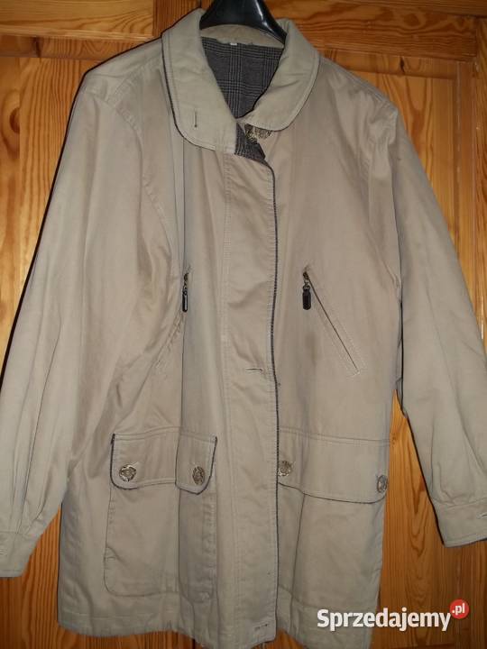 Kurtka beżowa z bawełny ML Łódź