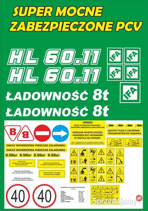 Naklejki hl 6011 ifa super mocne laminowane kujawsko-pomorskie Bydgoszcz