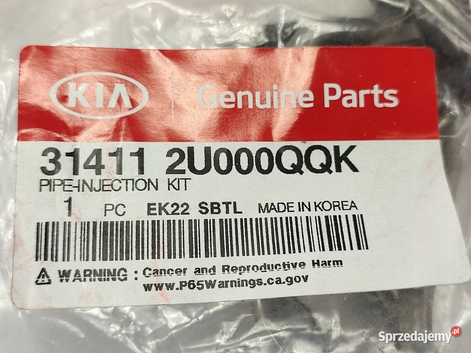 PRZEWODY WTRYSKOWE PALIWA 4 KIA HYUNDAI 16 CRDi