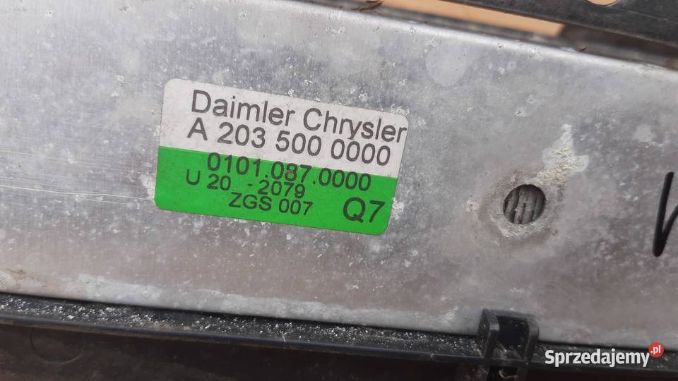 intercooler Mercedes C w203 18 20 kompresor 22 Dębno sprzedam