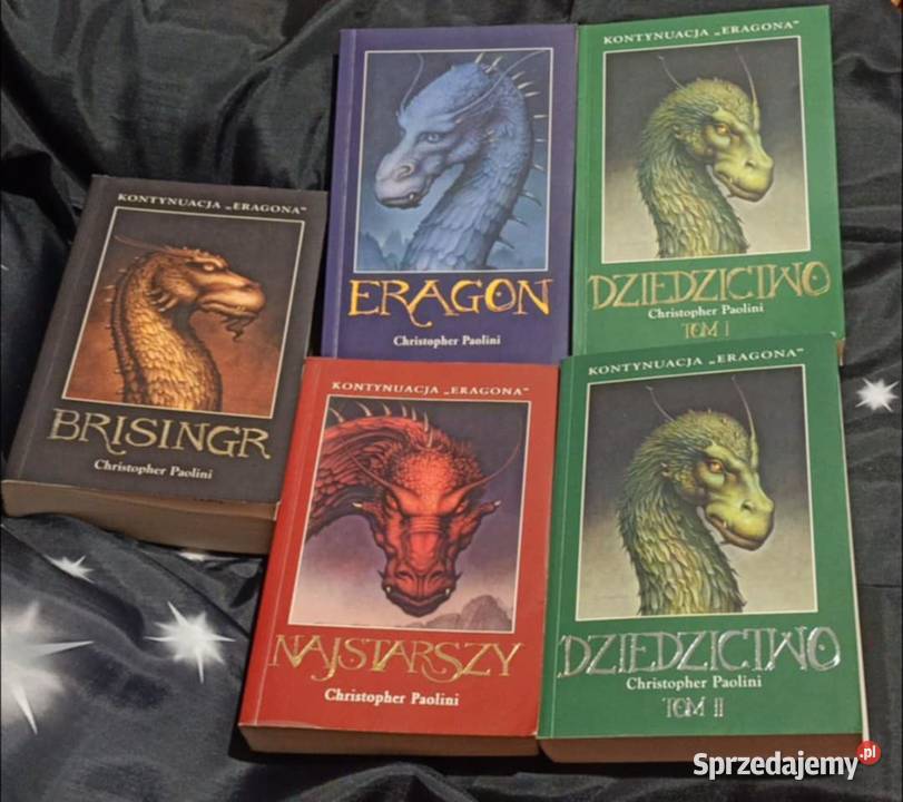Eragon Najstarszy Brisingr Dziedzictwo tom I i Poznań