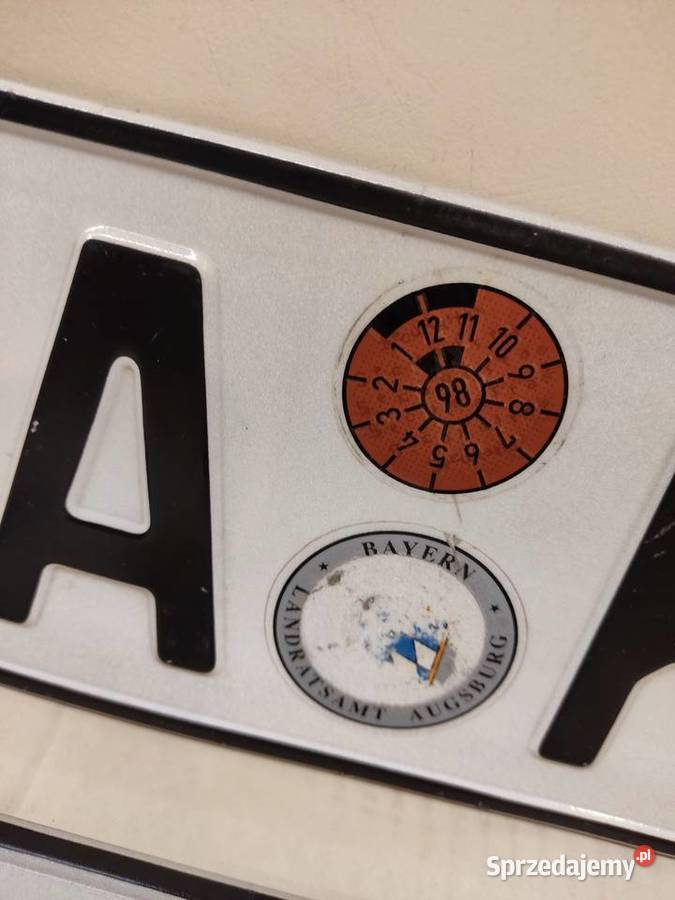 Tablica rejestracyjna Niemcy 2 sztuki AK6711 Głuchołazy