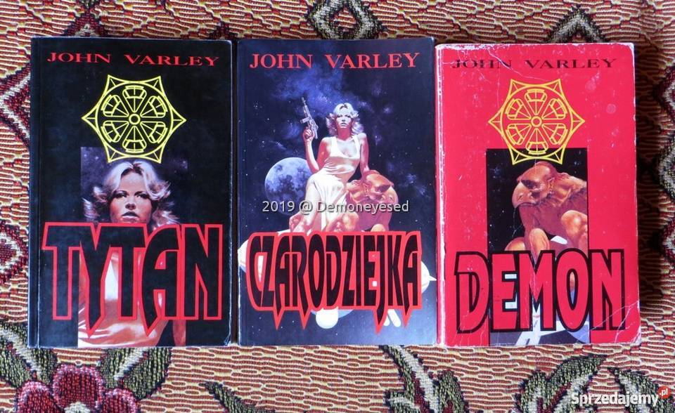 J Varley Tytan Czarodziejka Demon trylogia sf Kraków