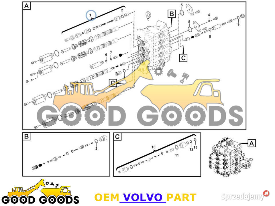 VOLVO ZAWÓR NADMIAROWY 14513267 14716906 sprzedam