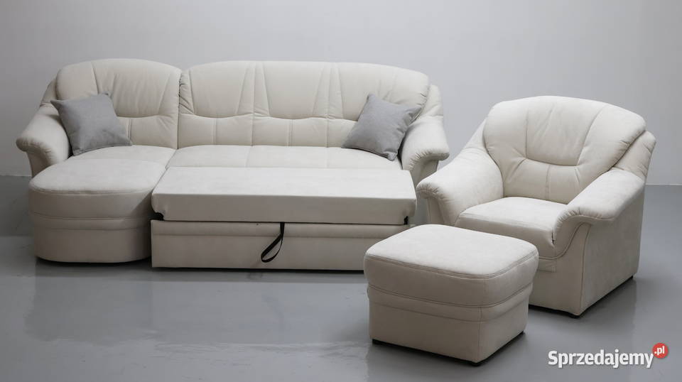 TŁG DESIGN NAROŻNIK funkcja spania fotel PUFA Dom i Ogród Poznań