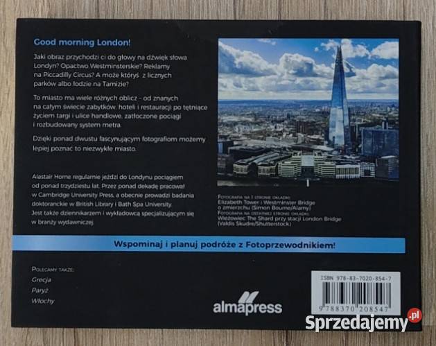 Fotoprzewodnik Londyn Alastair Horne Warszawa