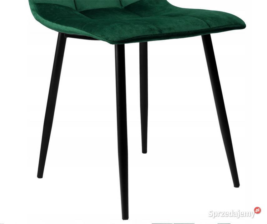 Zestaw 2 krzesło tapicerowane welurowe do salonu Poznań sprzedam