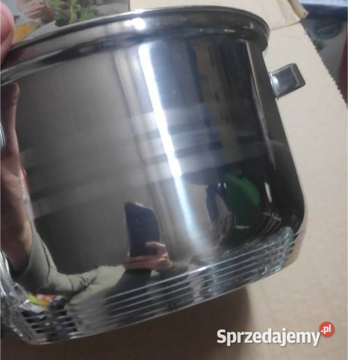 Komplet garnków Kaiserhoff brak 1 indukcja gaz Garnki i szybkowary Łódź sprzedam