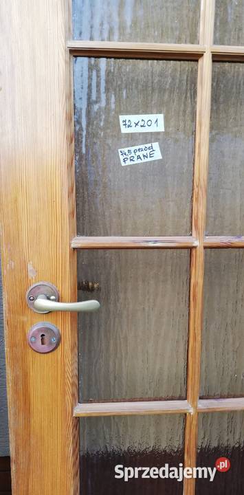 Drzwi wewnętrzne drewniane sosnowe prawe lewe mazowieckie Garwolin