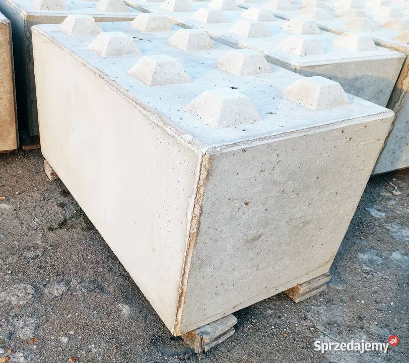 Bloki betonowe mur oporowy Magazynowanie Jutrosin sprzedam