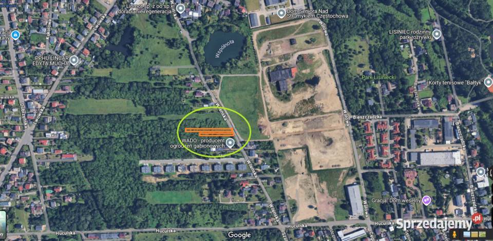 Sprzedam działkę Częstochowa Wileńska szer 185 śląskie sprzedam