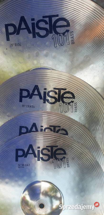 Talerze do perkusji PAISTE Komplet Instrumenty perkusyjne Olkusz sprzedam