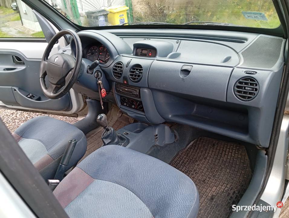 Renault Kangoo 14 benz 5os hak Salon Polska lakier metallic dolnośląskie Wałbrzych