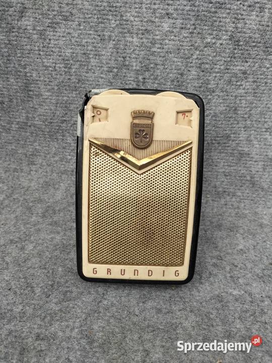Stare radio tranzystorowe GRUNDIG Boy59 1958 Leszno