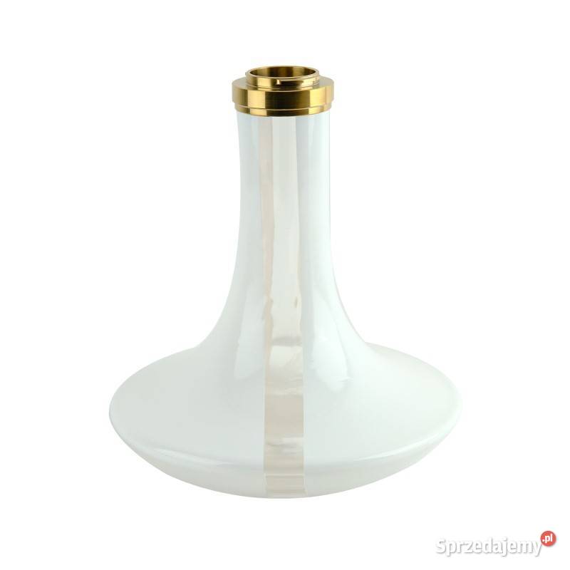 Oduman Cosmo Hookah Gold Body White Glass Fajka Łódź