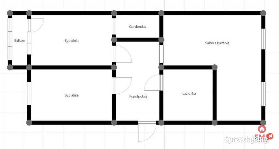 Ogłoszenie mieszkanie 55m 3 pokojowe Białystok sprzedam