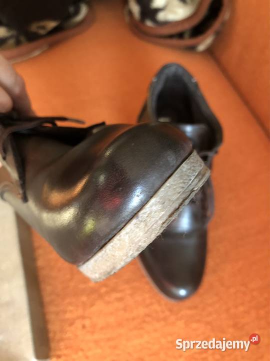 Brązowe botki na wysokim obcasie Lasocki Kłodawa