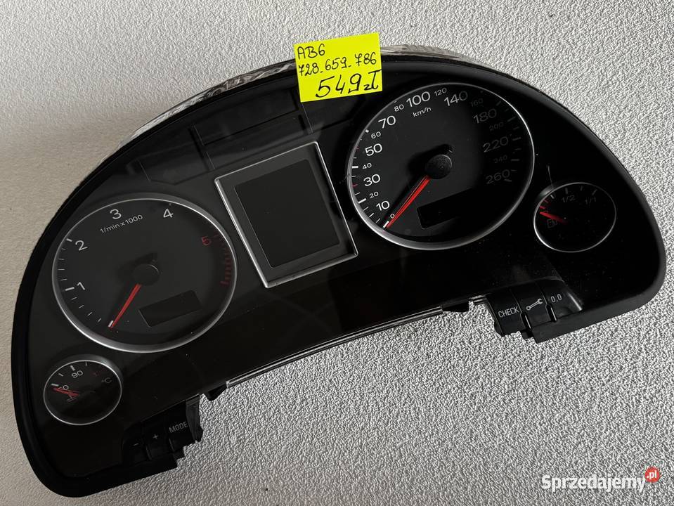 LICZNIK ZEGAR PRĘDKOŚCIOMIERZ AUDI A4 B7 Warszawa