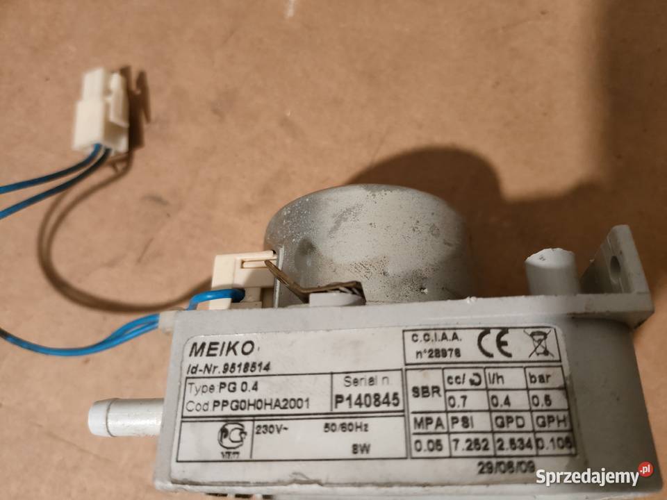 Dozownik płynu nabłyszczającego zmywarka Meiko Końskowola