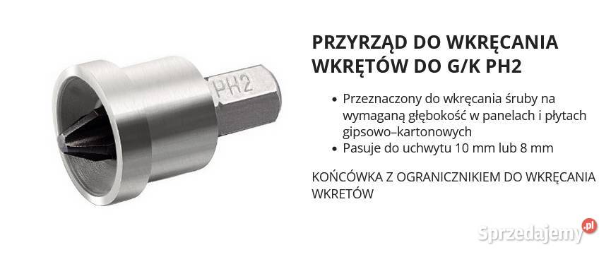 Końcówka z ogramnicznikiem PH 2 Stanley lubelskie Lublin