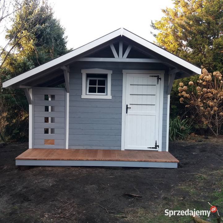 Domek drewniany altana altanka narzędziownia Jordanów
