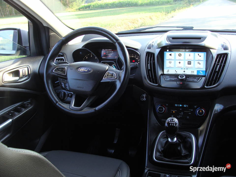 ford kuga 20 tdci 2017r ledy navi bogata IDEALNY manualna Łapy