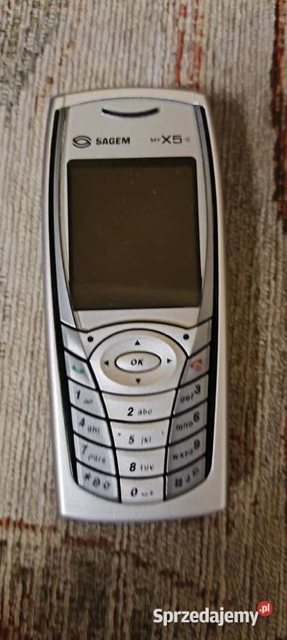 Stary Kolekcjonerski Telefon Sagem my x52