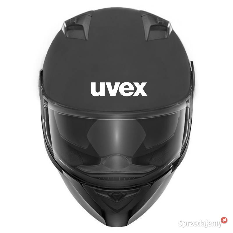 5 UVEX białe naklejki na kask motocyklowy małopolskie Kraków sprzedam