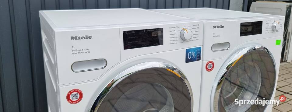 Zestaw Miele Pralka W1 WWG 660 WCS Suszarka z 85cm dolnośląskie sprzedam