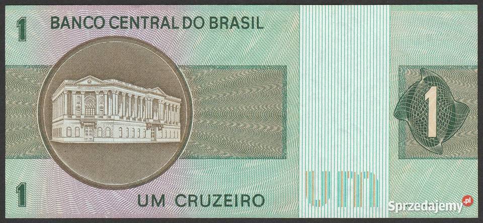 Brazylia 1 cruzeiro 197280 STAN BANKOWY UNC Łódź sprzedam