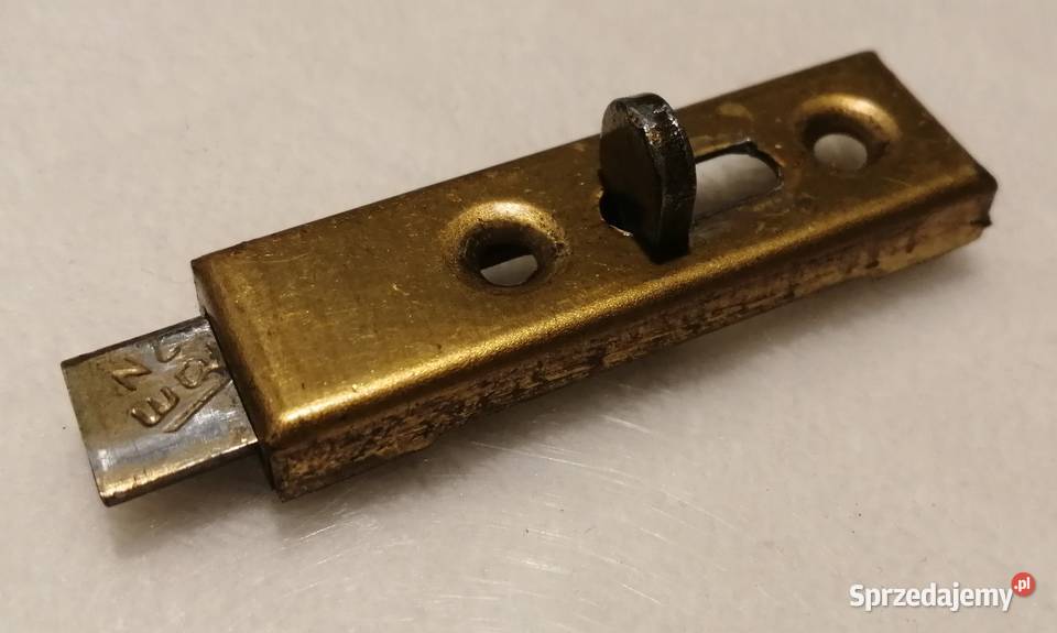 Zasuwka do drzwiczek meblowych 16x50mm 1 A śląskie Czeladź