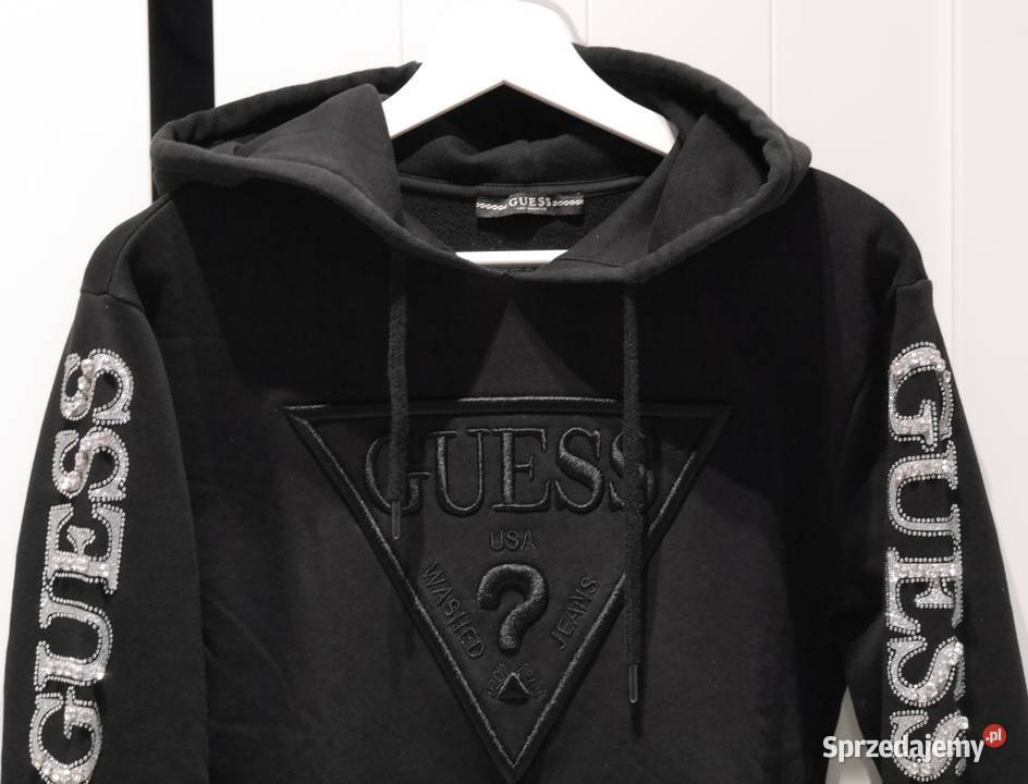 Guess piękna bluza cyrkonie perełki drobinki 36 Rozmiar 36(S) sprzedam