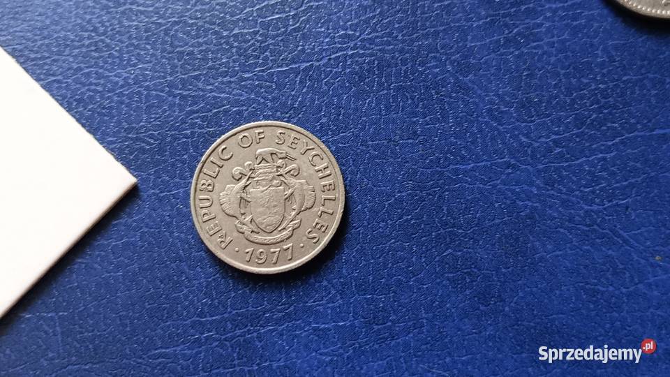 Stare monety 25 cent 1977 Seszele Lesko