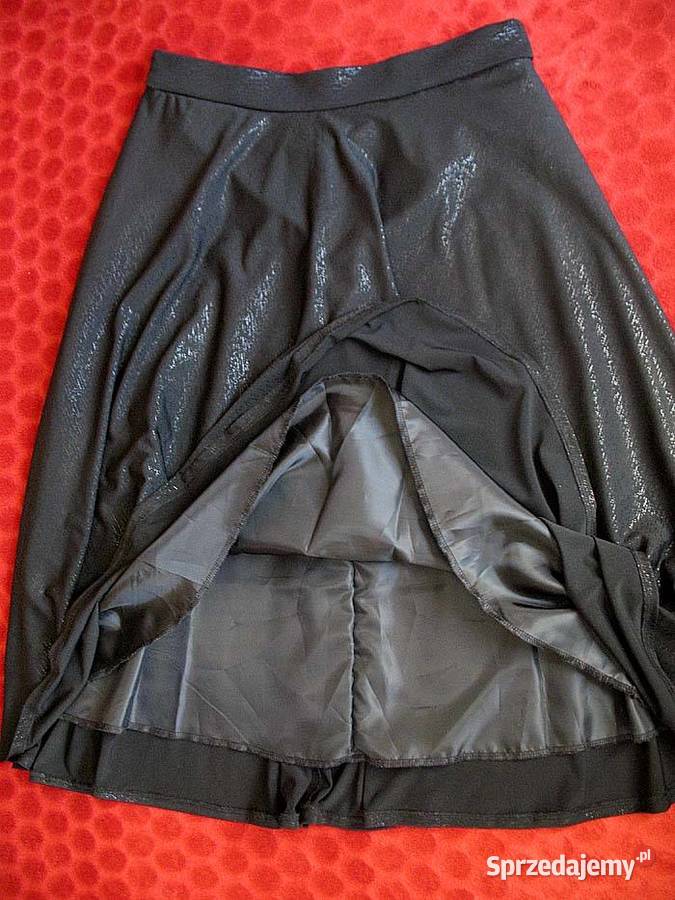 Spódnica klosz z połyskiem 42 XL pas 80 Siedlce