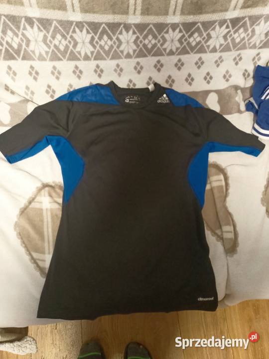 Adidas techfit clima cool męska czarna sportowa Dębno