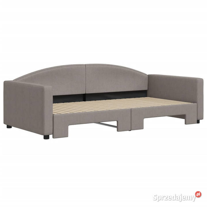 Sofa rozsuwana kolor taupe tkanina 100x200 Warszawa sprzedam