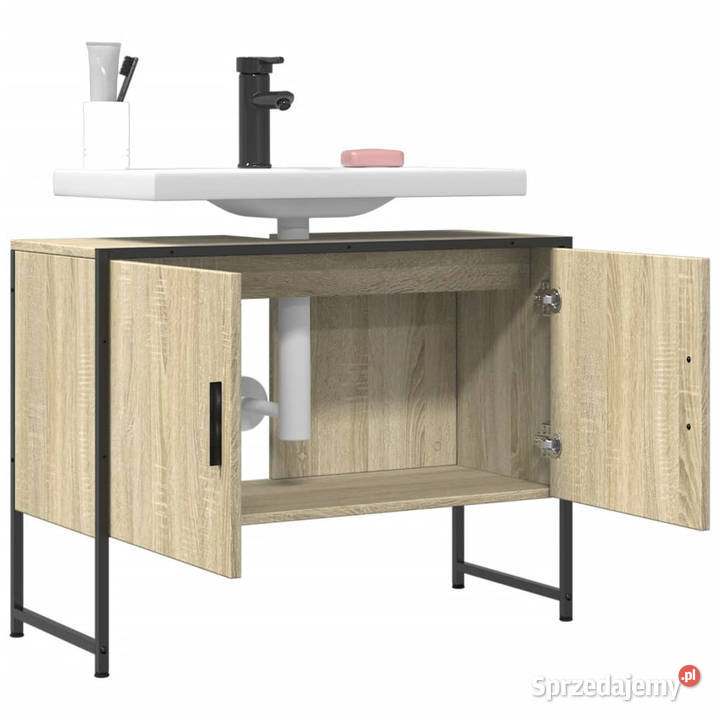 Szafka pod umywalkę dąb sonoma 80x33x60 WM842462