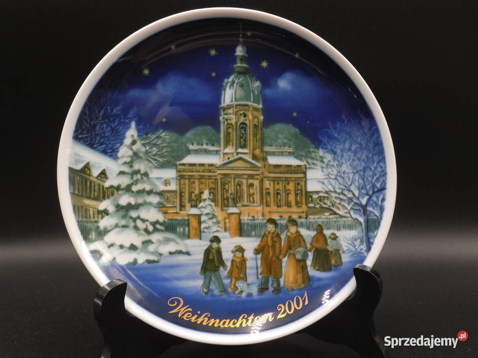 Talerz TETTAU Weihnachten 2001 Raszków