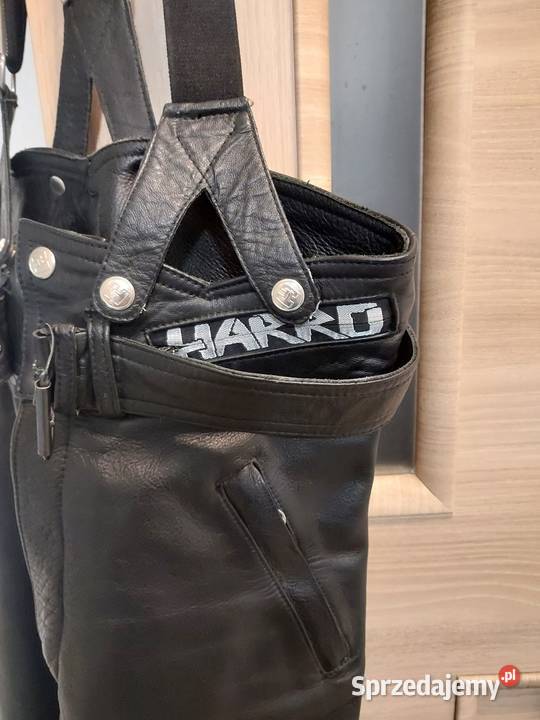 spodnie skórzane na motocykl Łęczna