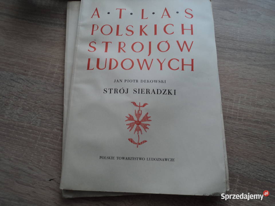 Atlasy strojów ludowychstrój lachów śląskich małopolskie Nowy Sącz sprzedam