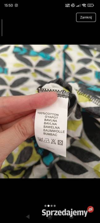 Sukienka nowa damska lato letnia M L XL bawełna zielony Wrocław