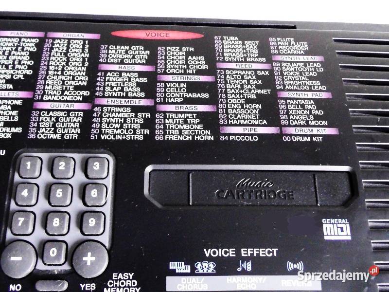 Kartridż do Keyboardów YAMAHA PSR Bonus Wrocław