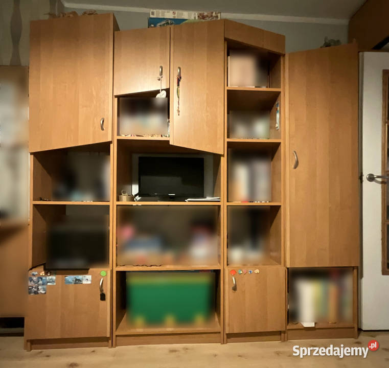 Designerska meblościanka młodzieżowa dziecięca 210cm