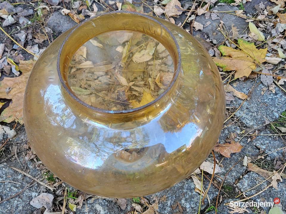 Klosze z czasów PRL lekko żółty miodowy kolor Kraków