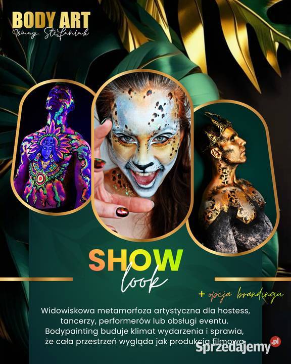 BODY ART face painting body painting UV Pozostałe usługi Pozostałe usługi Warszawa
