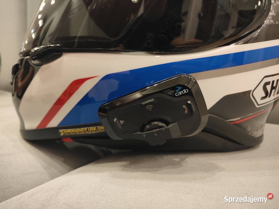 Kask motocyklowy SHOEI RF1200 Intercom Cardo Świdnica